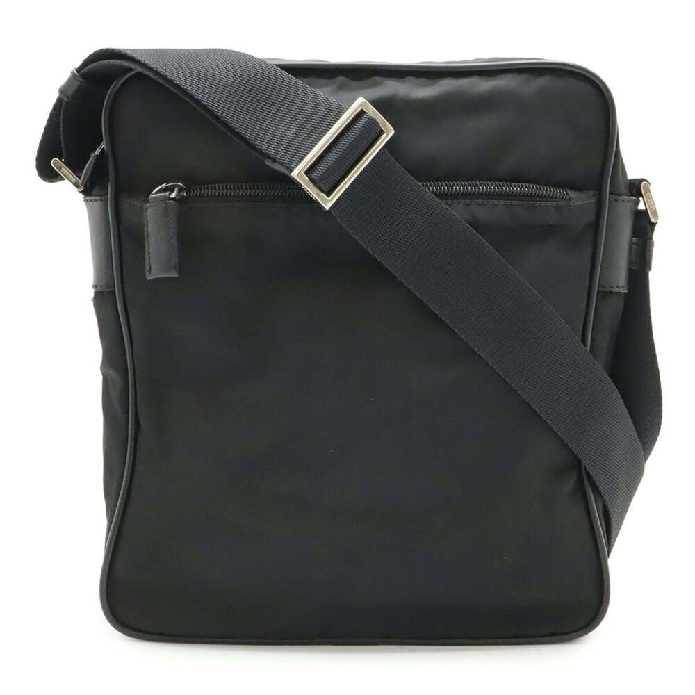 PRADA Black Leather Shoulder Bag - Picture 2 of 10